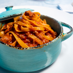 TAGLIATELLE AL RAGU’